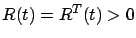 $ R(t)=R^T(t)>0$